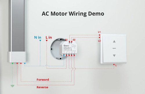 Imagen 2 de 9 de Sonoff Dual R3 Wifi Para Domótica Cortinas - Medidor Consumo