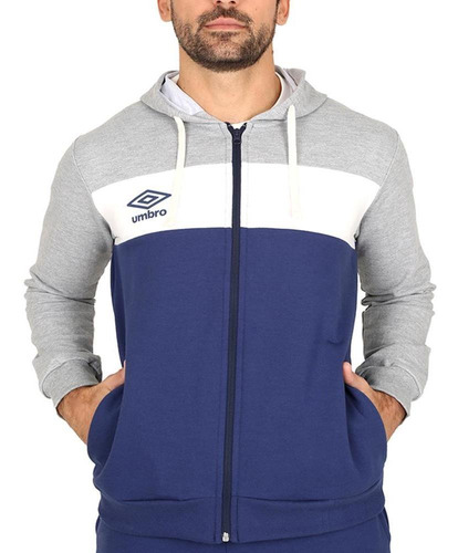 Umbro Campera Hombre - Classic Azulgris