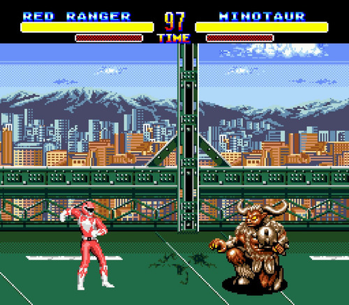 Cartucho Power Rangers | 16 Bits Retro -museum-