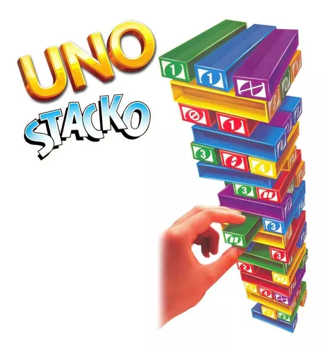 Jogo Uno Stacko da Mattel 45 Blocos - Mattel