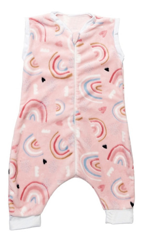 Mameluco Pijama Sleeping Bag Bebe 1-2 Y 3-4 Años Arcoiris