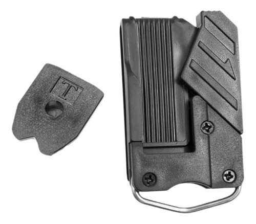 Soporte Para Cinta Métrica Clip Para Negro Con Anillo