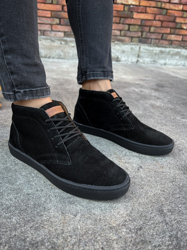 Imagen 8 de 10 de Botas Botitas De Cuero Gamuza Chavito De Hombre Libertarios