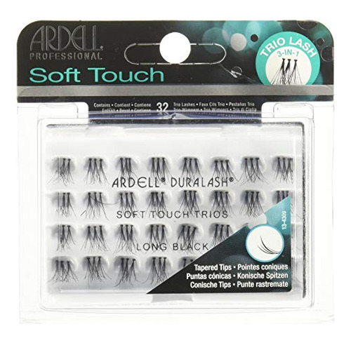 Ardell Soft Touch Trio Individual Anudado, Largo, Negro