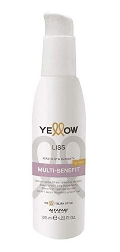 Yellow Alfaparf Liss Muti Benefit Serum X 125 Ml