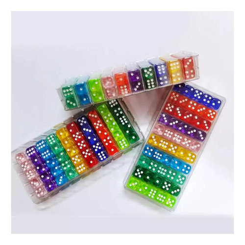 Wu-chuang 100 Piezas De Dados De Juegos De 6 Caras