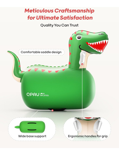 Qpau - Juguetes Inflables De Dinosaurio