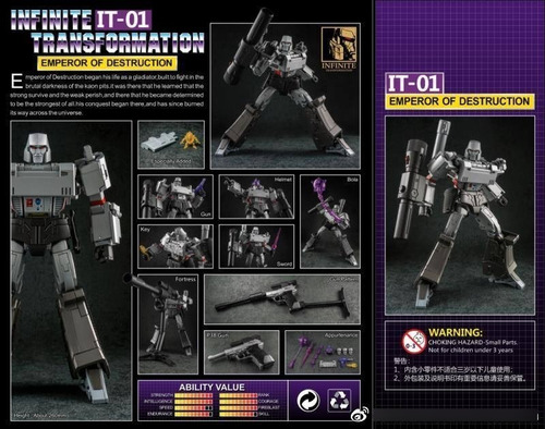 Imagen 2 de 10 de Transformers Megatron Mp36 Infinite Transformation It-01