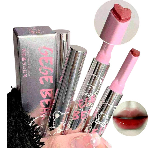 Gege Bear Crystal Lipstick Labial Gloss Color Watery