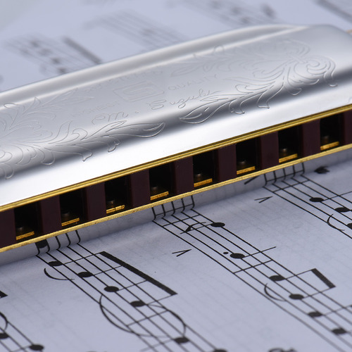 Harmonica 1072-a Folkmaster Standard, Clave Diatónica De 10
