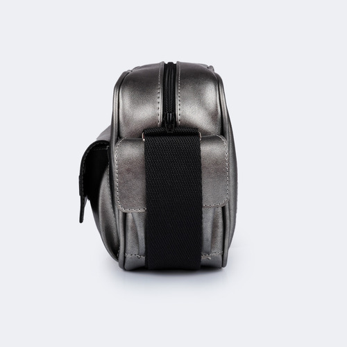 Bolsa Tiracolo Infantil Funcional Casual Pampili Cor Grafite