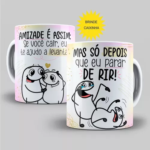 Caneca Flork Meme Divertida Pessoas Tristes