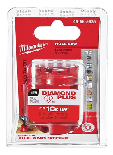 Broca Diamantada P/porcelanato 1-3/8 Milwaukee 49565625
