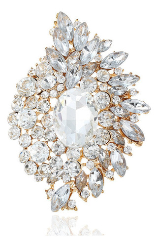 Broche De Perlas De Diamantes De Imitación Para Mujer, Sombr