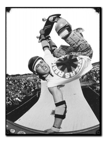 #1178 - Cuadro Decorativo Vintage - Skate Poster Red Hot 