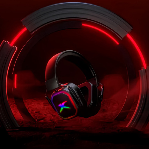 Headset Gamer Com Fio Xtrike-me Gh-606 Metallic Com Led Rgb