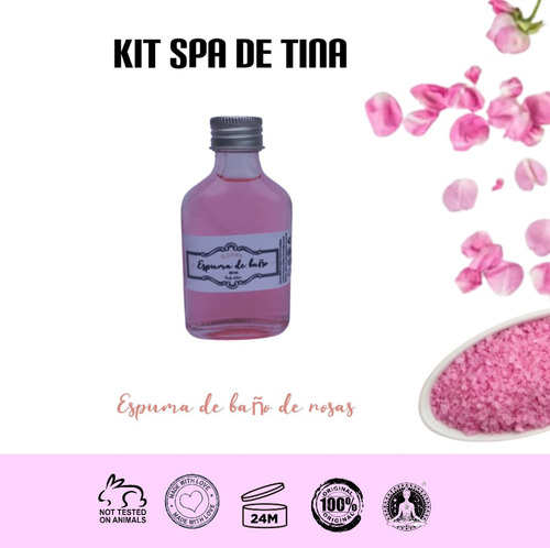 Kit Spa : Espuma De Baño + Gel De Ducha + Sal De Baño