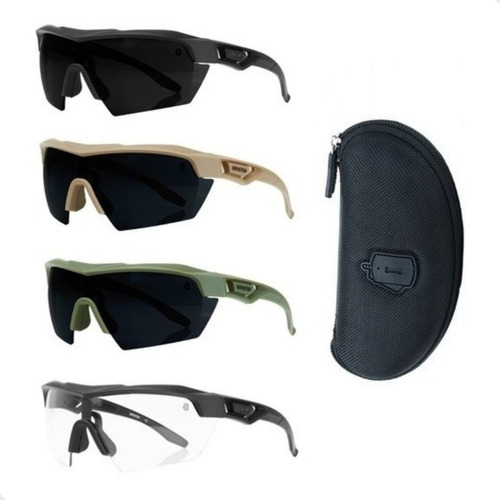 Oculos Proteção Jogo De Airsoft Invictus Tático Solar + Case