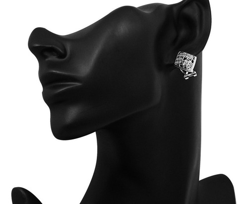 Set Collar Dije Aretes Oro Blanco 18k Regalos Inolvidables