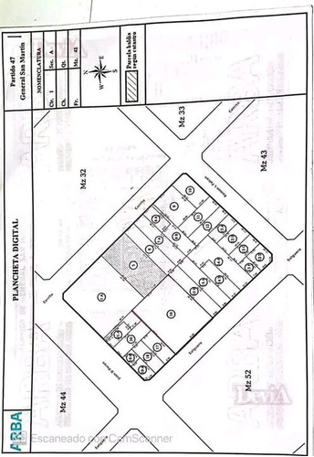 Casa Con Lote De 37mts X 43mts En San Martín Centro A Demoler O Restaurar