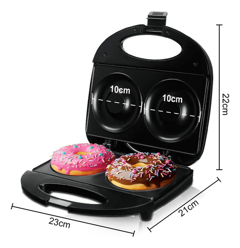 Maquina De Donas Grande 2 Donas 10cm Raf2228