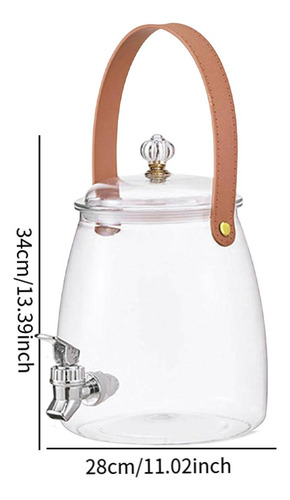 Dispensador De Bebidas Hervidor Frío Con Recipiente De 15l