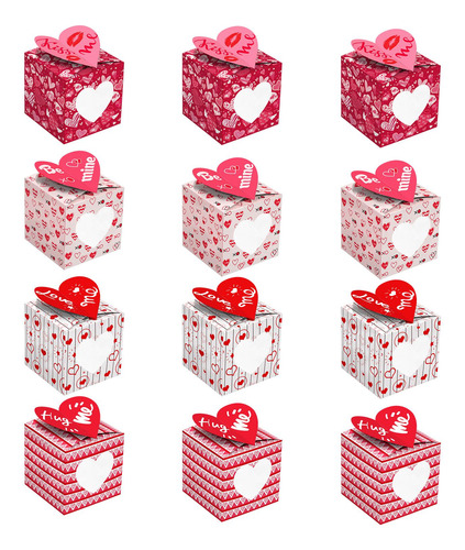 12x Cajas De Regalo Del Día De San Valentín Cajas De