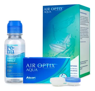 Lentes De Contacto Air Optix Aqua 6 Pzas Mensual