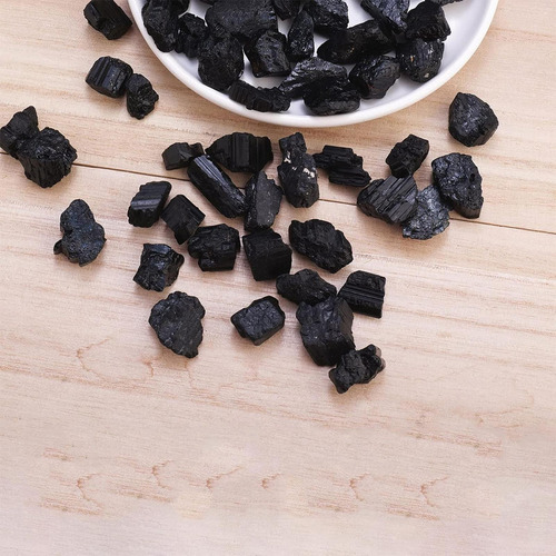 Piedra Rugosa De Negra Natural De 100 G Para Decoración Del