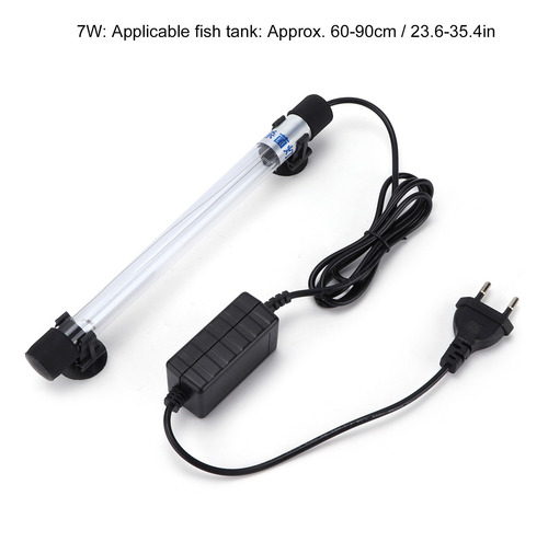 Fish Tank Sterilizing Lamp Aquarium Submersible Clean Light