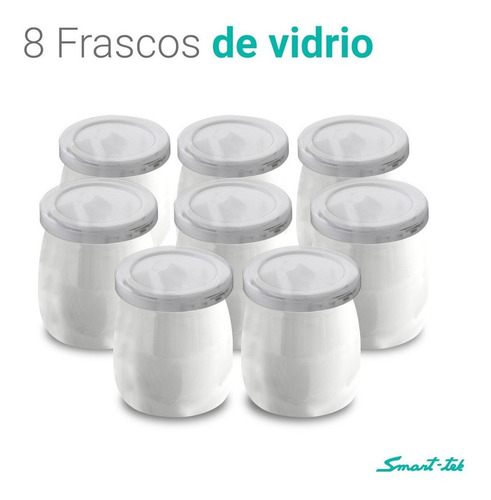 Yogurtera Exterior Acero Inox Frascos Vidrio Smart-tek Ym800