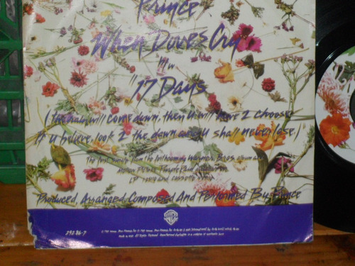 Prince When Doves Cry '84 Simple 7 Vinilo Us Funk Soul Disco
