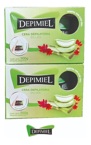 Depimiel - Cera Depilatoria En Latas X 200 Grs Kit X 2