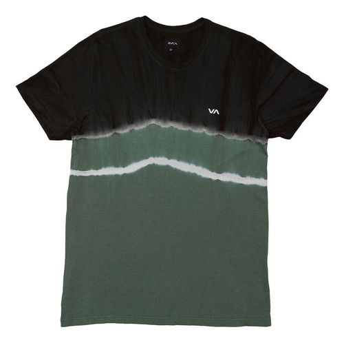 Camiseta Rvca Small Rvca Tie Dye Masculina Preto
