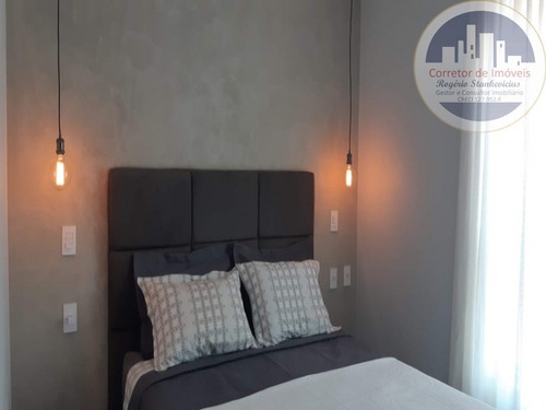 Imagem 14 de 30 de Excelente Apartamento Condominio Le Jardin Em Indaituba Com 2 Dormitorios, Sendo 1 Suite Com Closet Completo - Ap00013 - 68868242
