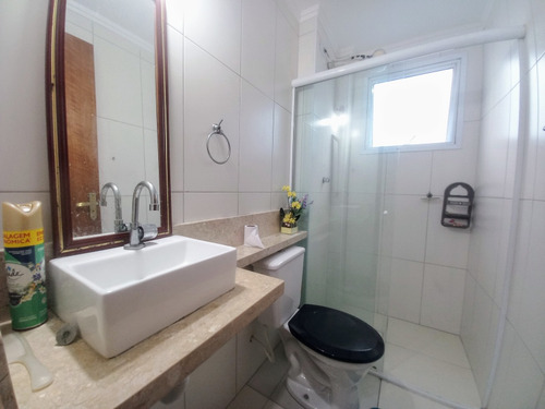 Apartamento A Venda Em Praia Grande Com Vista Para O Mar