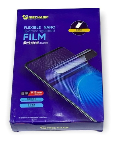 Imagen 1 de 3 de Paquete De 50 Micas Hidrogel Curvada Hd Mechanic