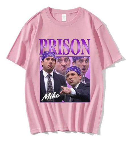 Camiseta De Algodón Con Estampado Gráfico Michael Scott