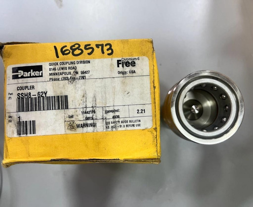 Parker - Female Hydraulic Quick Coupling | #ssh8-62y