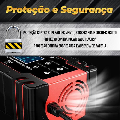 Carregador E Reparador Inteligente De Bateria Automotivo Hold On