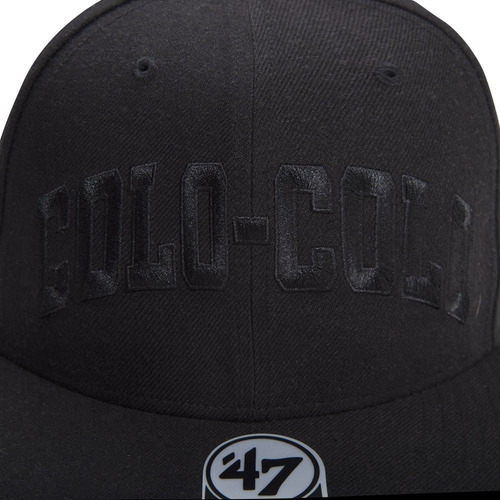 Snapback Colo Colo 2021-22 Letras Negro/negro Nuevo 47 Brand