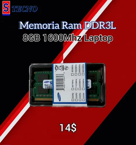 Memoria Ram Ddr3l 8gb Laptop