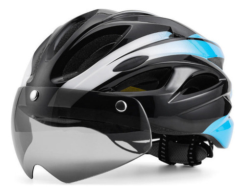 Casco De Bicicleta Mtb Para Exteriores Con Luz Trasera Led