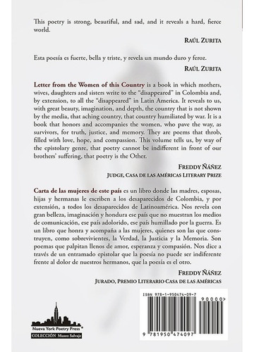 Imagen 2 de 2 de Carta De Las Mujeres De Este País - Fredy Yezzed
