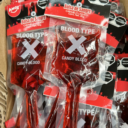 Candy Blood Sangre Caramelo LĂquido Halloween Amos Importado (Usado)