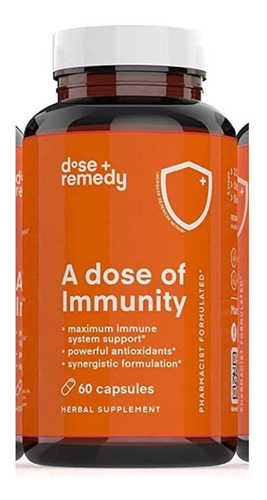 Vitamina C 60caps Dose + Remedy - Unidad a $11661