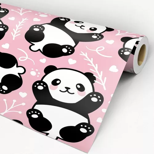 Feelyou Cortinas de panda com desenho fofo de panda para quarto sala de  estar para crianças e meninas, cortinas de janela de animais, Kawaii, panda  rosa, tratamentos para janela, 96,5 cm L