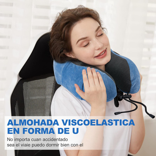Almohada De Viaje, Almohada De Cuello Viscoelástica De