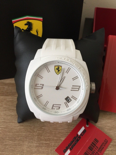 Relogio Scuderia Ferrari Aerodinamico Branco Tissot Ax 