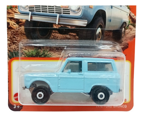 1970 Ford Bronco Basic 29/100 2024 Matchbox Celeste